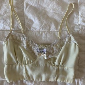 Princess Polly Cropped Lace Tank Top